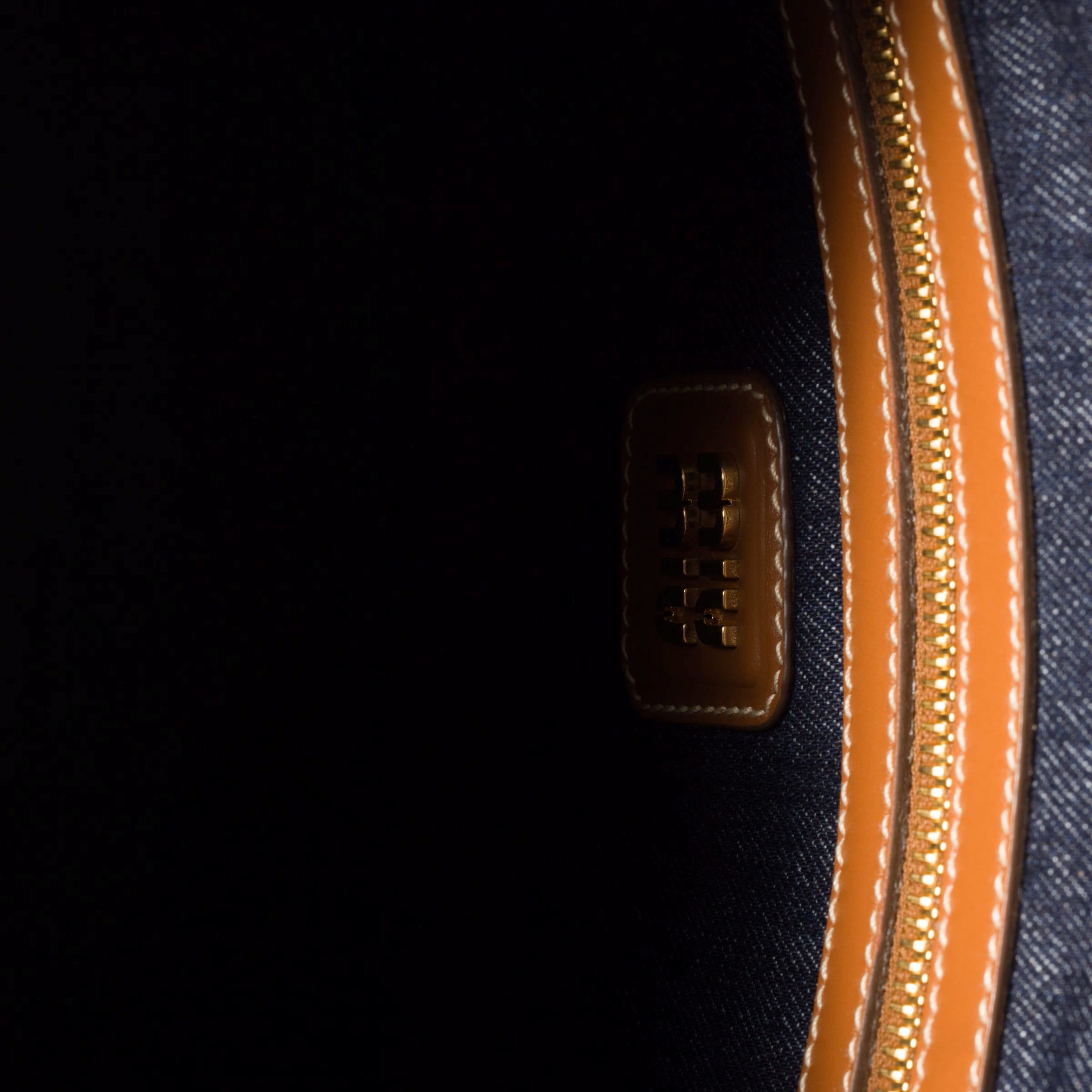 IVY denim bag details